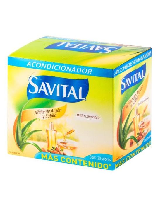 ACOND.SAVITAL ARGAN SABILA 25 ML 20 SBS