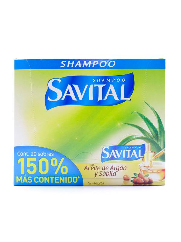 CHA.SAVITAL ARGAN SABILA 25 ML 20 SBS