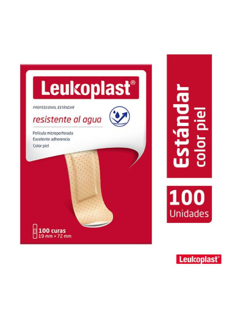 CURAS COVERPLAS/LEUKOPLAST PIEL 100 UDS