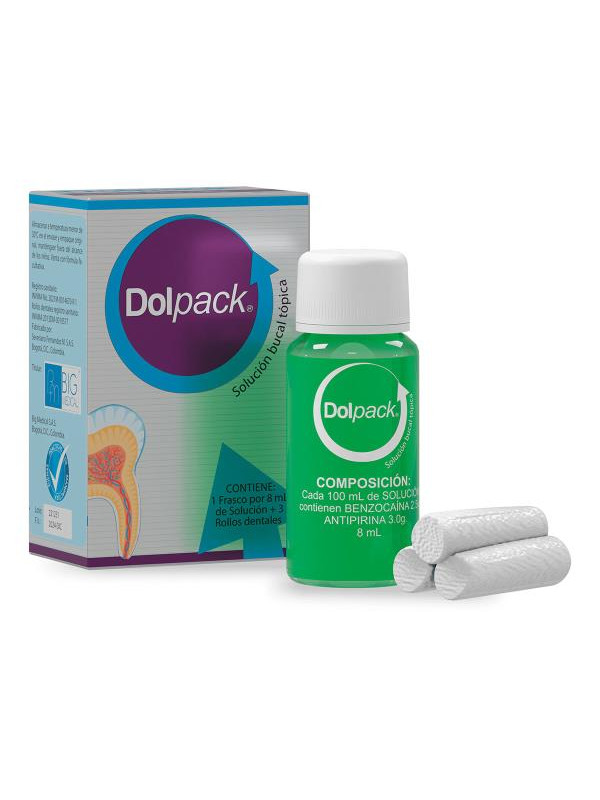 CALZAS DOLPACK 8 ML   3 ROLLOS DENTALES           