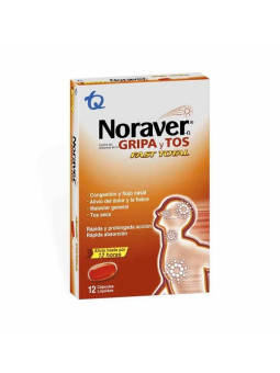 NORAVER GRIPA FAST TOTAL CAJA X 12 CAPS.