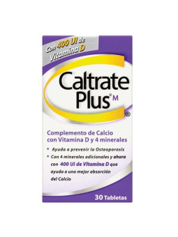 CALTRATE PLUS 400UI 30 TBS