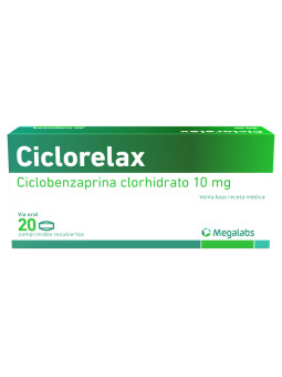 CICLORELAX 10 MG 20 COMPRIMIDOS