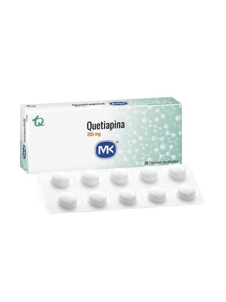 QUETIAPINA 200 MG 30 TBS MK(A)(P)75778