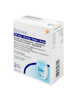RELVAR ELLIPTA 100 MCG 30 DOSIS