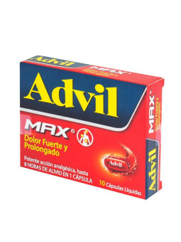 ADVIL(IBUPROFENO) MAX C X 10 PAS.
