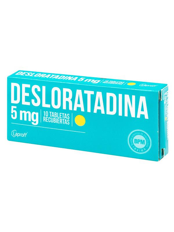 DESLORATADINA 5 MG 10 TABLETAS LP