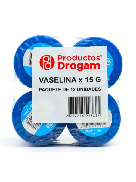 VASELINA DROGAM 15 GR 12 UDS