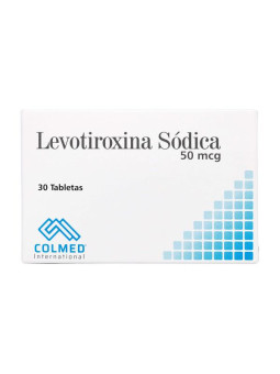 LEVOTIROXINA 50 MG 30 TABLETAS PC