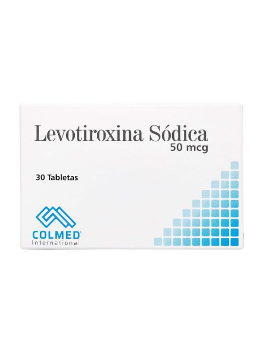 LEVOTIROXINA 50 MG 30 TABLETAS PC