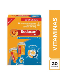 REDOXON TOTAL EFERVESCENTE 20 TAB. 2 UDS ECONO