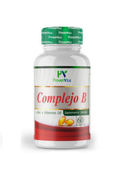 COMPLEJO B (ZINC/VITA D3) FRAS X 60CAP PREVENVITAL