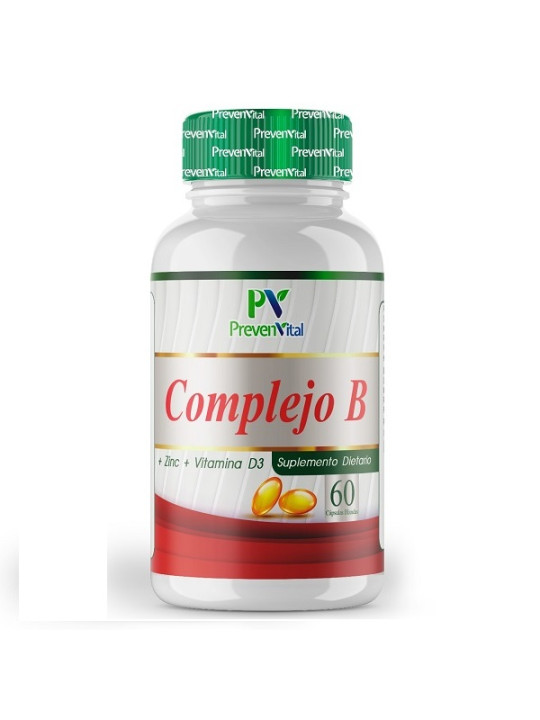 COMPLEJO B (ZINC/VITA D3) FRAS X 60CAP PREVENVITAL