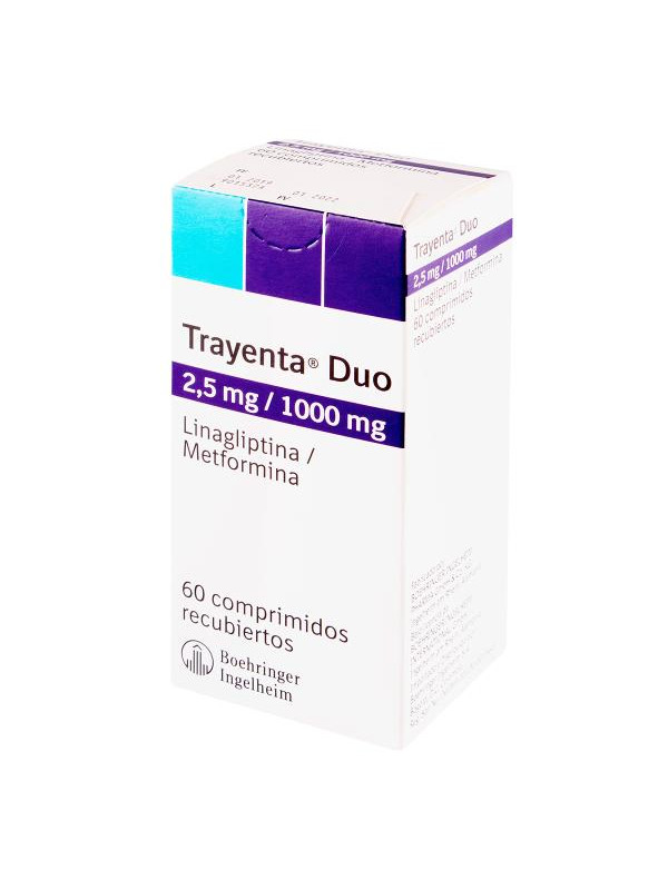 TRAYENTA DUO 2.5/1000 MG 60 TBS (PB)