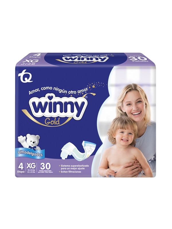 Winny PAÑAL WINNY GOLD ET 4 X 30.