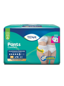 TENA PANTS CLASICO MEDIUM  16 UND