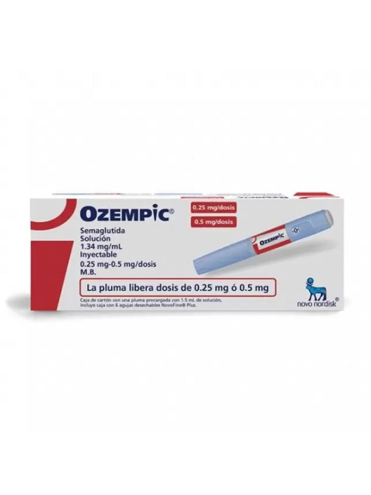 OZEMPIC 1.34MG/ML (0.25/0.5MG-DS)(R)(E) ROJA(0.5)