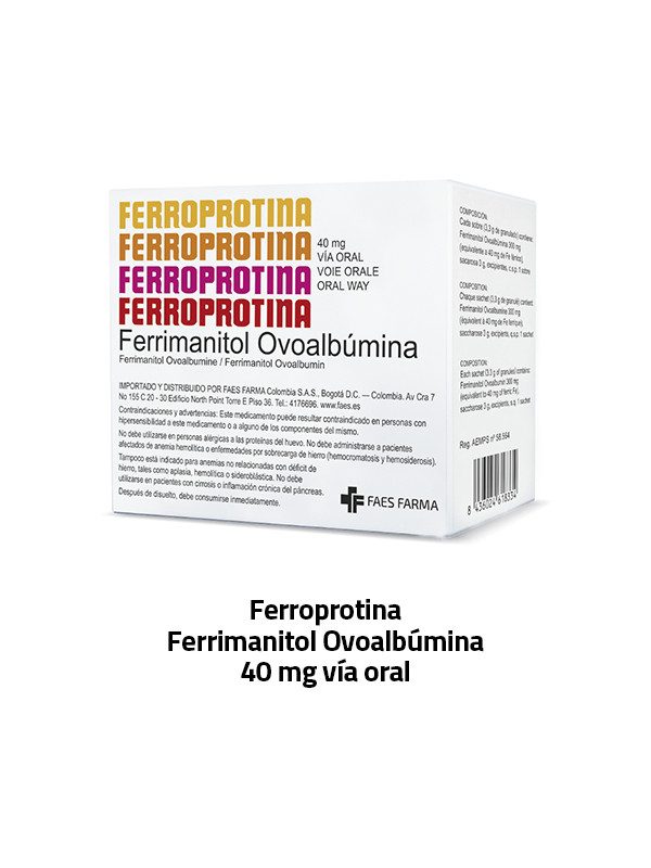 FERROPROTINA 40 MG 30 SBS (3% )(PAE)