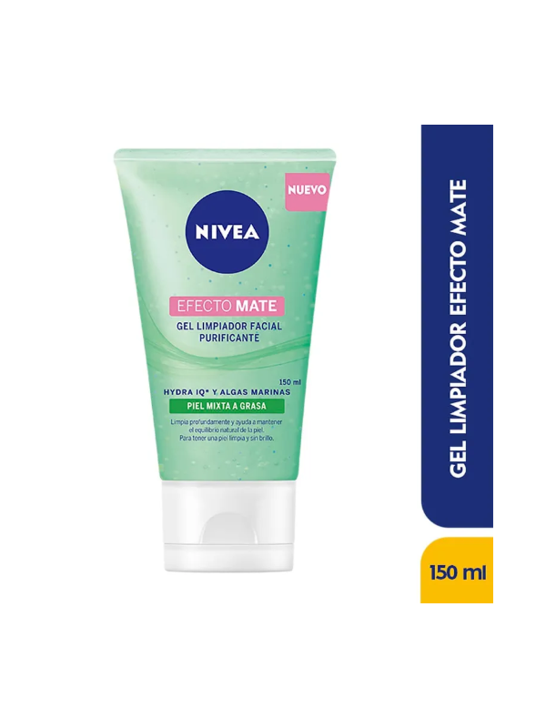 GEL LIMP.FACIAL NIVEA EFECTO MATE 150 ML          