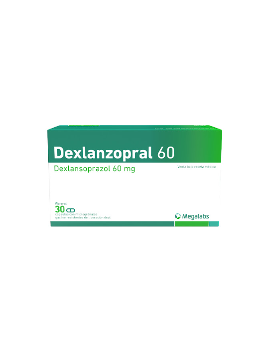 DEXLANZOPRAL 60 MG 30 CAPSULAS