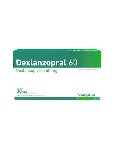 DEXLANZOPRAL 60 MG 30 CAPSULAS