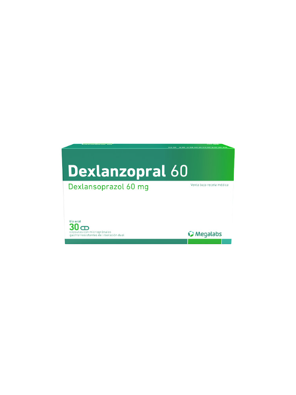 DEXLANZOPRAL 60 MG 30 CAPSULAS
