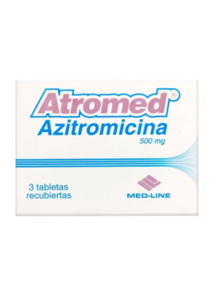 ATROMED 500 MG CX3 TAB (AZITROMICINA)(B)
