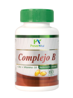 COMPLEJO B (ZINC/VITA D3) FRAS X 60CAP PREVENVITAL