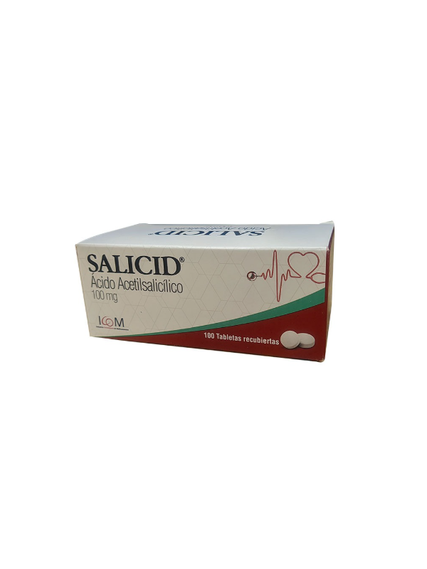 SALICID(A. ACETIL SALICILICO) 100 MG 100 TBS IC