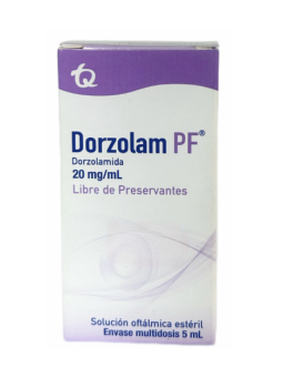 DORZOLAM PF 20MG  SOL. OFT 5 ML M(27636) (REC) GOTAS