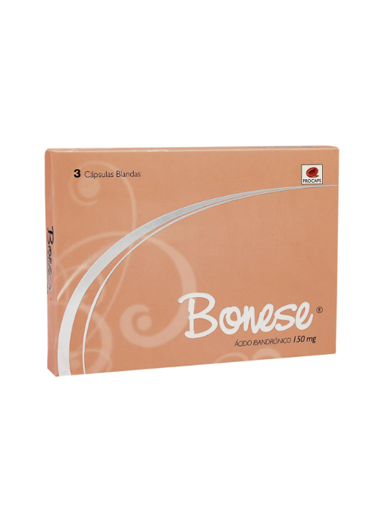 BONESE 150 MG 3 CAPSULAS BLANDAS