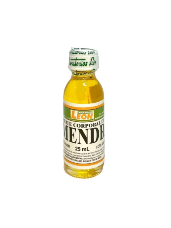 ACEITE ALMENDRAS 1 ONZA 12 UND LEON               