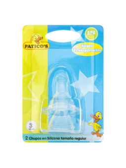 CHUPO PATICOS CTE SILICONA 2 UDS