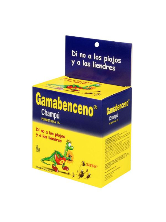CHA.GAMABENCENO 24 SOBRES(PERMETRINA)