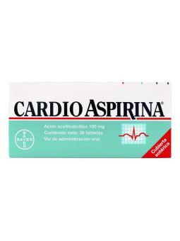 CARDIOASPIRINA 100 MG 30 TABLETAS (M)