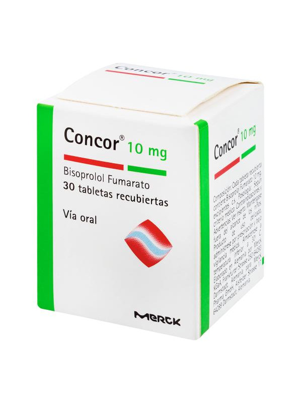 CONCOR 10 MG 30 TABLETAS (A)(DA)