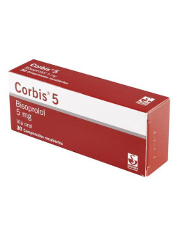 CORBIS BISOPROLOL 5 MG 30 TABLETAS