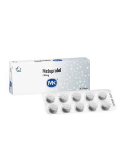 METOPROLOL 100 MG 30 TABLETAS MK