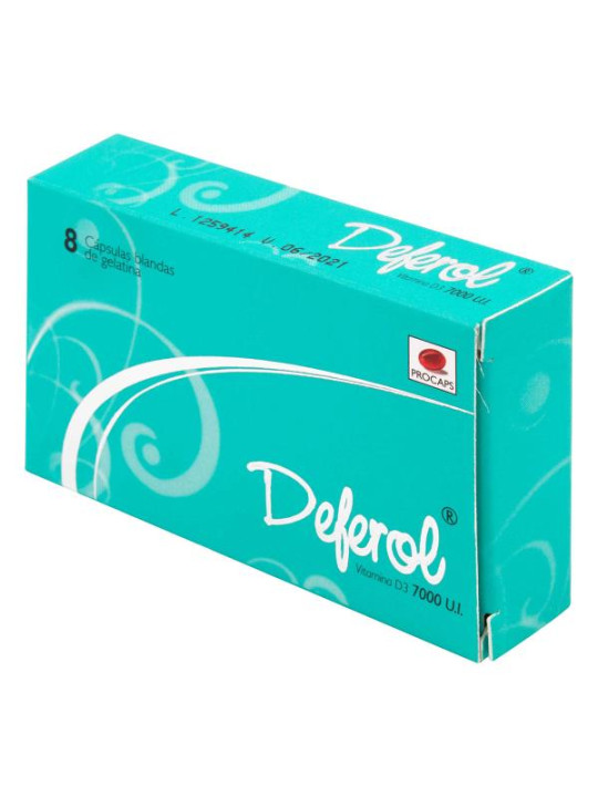 DEFEROL 7000 UI 8 CAPSULAS
