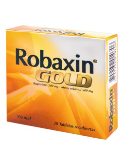 ROBAXIN GOLD 500 MG 20 TBS