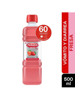 PEDIALYTE MAX CON ZINC 60 FRESA 500 ML