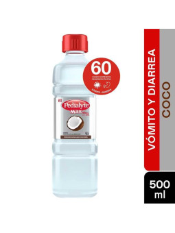 PEDIALYTE MAX CON ZINC 60 COCO 500 ML