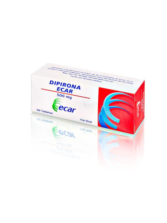 DIPIRONA 500 MG 50 TABLETAS EC