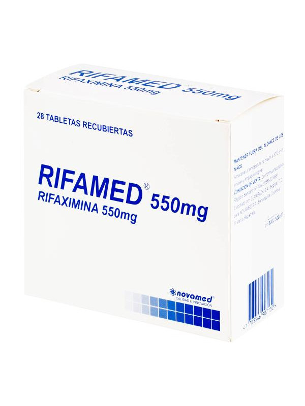 RIFAMED (RIFAXIMINA)550 MG CX 28 TABL.