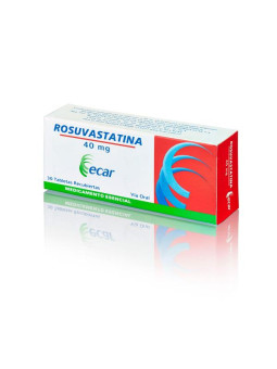 ROSUVASTATINA 40MG 30 TBS ECAR (A)(DA)