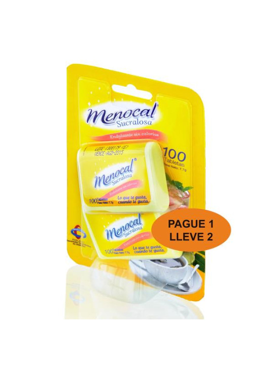 MENOCAL SUCRALOSA 100 TBS PG.1 LL.2