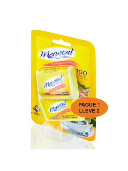 MENOCAL SUCRALOSA 100 TBS PG.1 LL.2