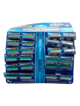 MAQ.PRESTOBARBA U.GRIP 24 UDS AZUL