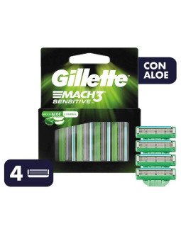 REPUESTO MAQ.MACH 3 SENSITIVE 4 UDS