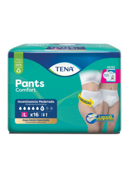TENA PANTS CLASICO LARGE  16 UND